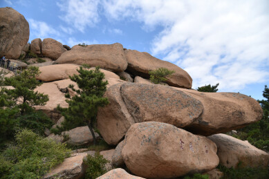 青岛即墨鹤山风光