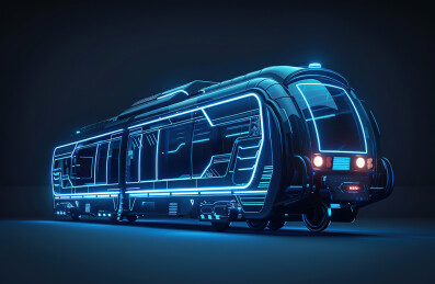 夜间照明建筑结构的低角度视图