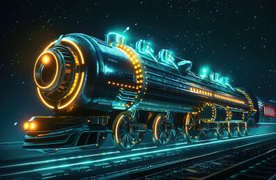 夜间照明建筑结构的低角度视图