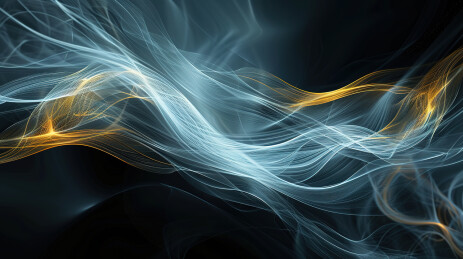 黑色背景下抽象图案的全帧拍摄