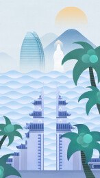 海南三亚城市景点