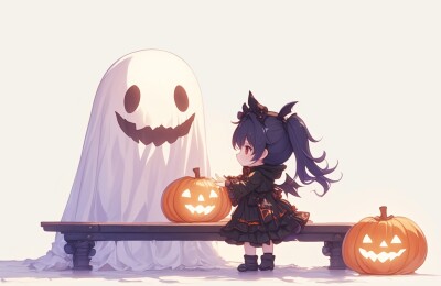 万圣节南瓜趣搞怪南瓜插画