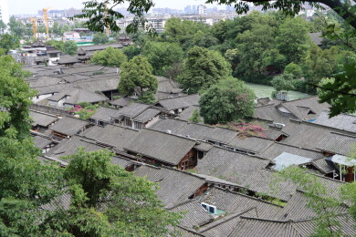 川西民居聚落屋顶