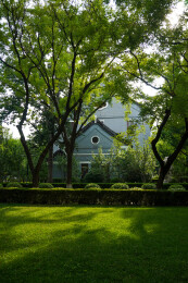 中国山东大学趵突泉校区近现代建筑风光