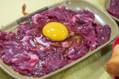 广东美食滑蛋牛肉