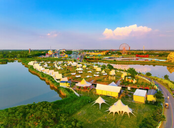 中国江门市鹤山市华侨城古劳水乡旅游区