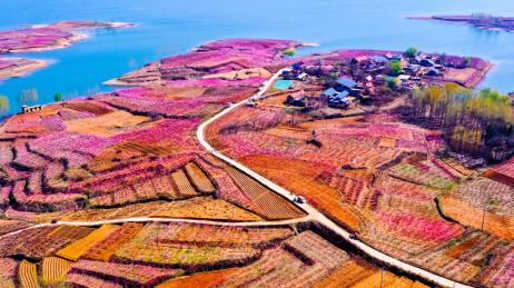 临沂市蒙阴县云蒙湖风光