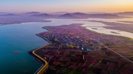 临沂市蒙阴县云蒙湖云蒙湖石龙湾湿地