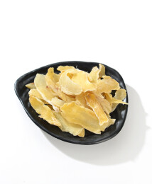 中药材云南野生天麻切片