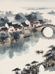 水墨江南