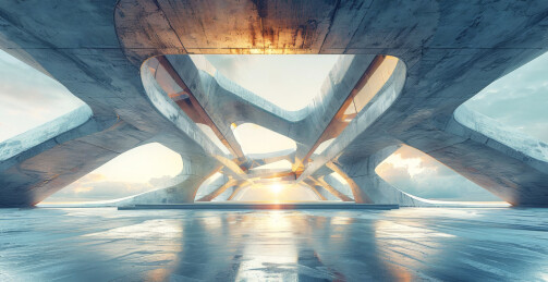 抽象简约空间感未来背景主图