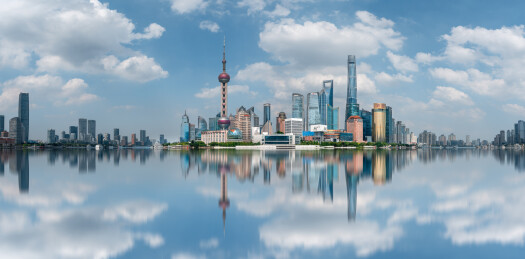 上海陆家嘴建筑全景
