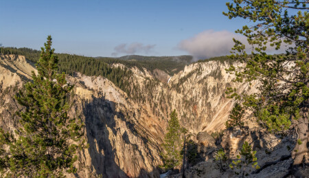 美国怀俄明黄石大峡谷