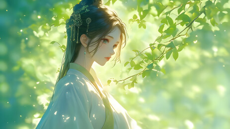中国风国潮美女