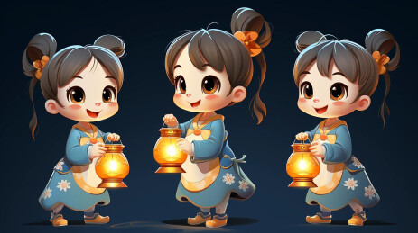 古风粘土公仔