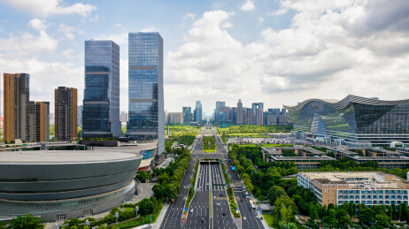 成都金融城大魔方建筑群