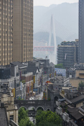 重庆白象街与东水门大桥