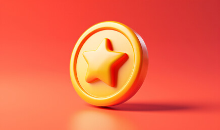 3D金融投资理财创意金币金色货币金融概念