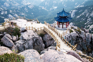 中国山东省青岛市崂山巨峰景区