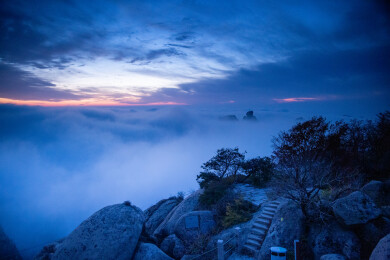 中国山东省青岛市崂巨峰景区