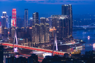 重庆渝中半岛夜景