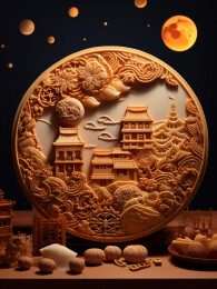 中秋主题插画