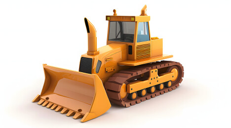 卡通3d玩具工程车