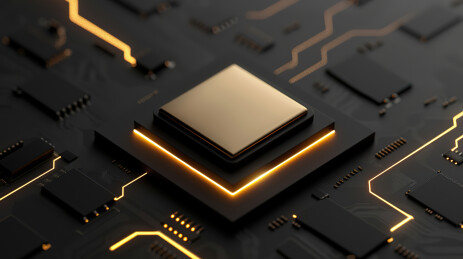 黑色背景下盒子里的戒指特写镜头