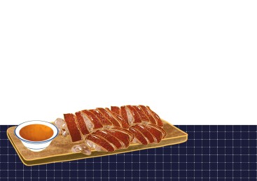 江苏省特色美食小吃金陵烤鸭