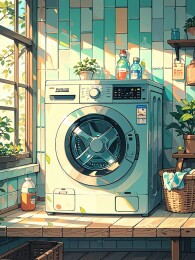 日漫风洗衣机