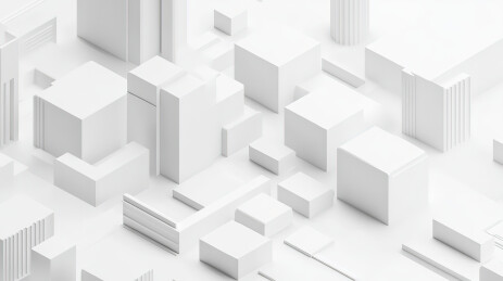 白色排列方块的全帧拍摄