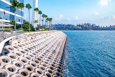 阿联酋迪拜帆船酒店海岸大道海堤