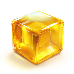 白色背景下黄色液体的特写镜头