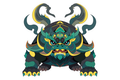 传说神兽龙生九子霸下
