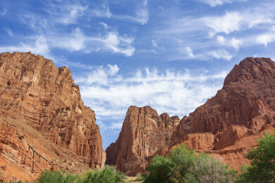  中国新疆库车天山神秘大峡谷