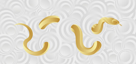 蛇年创意底纹