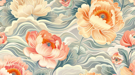 印花图案插画