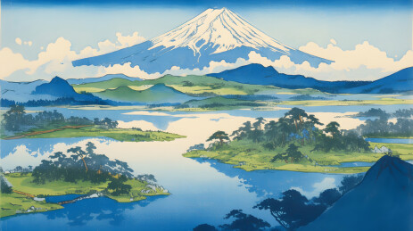 日式浮世绘风景