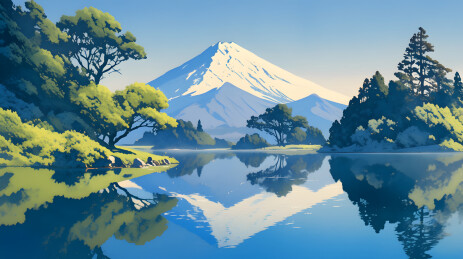 日式浮世绘风景