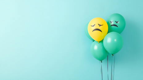 情绪表达心理问题情感抑郁焦虑压力表情背景