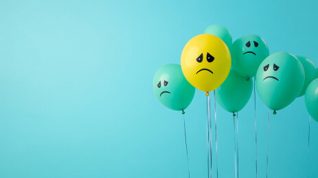 情绪表达心理问题情感抑郁焦虑压力表情背景