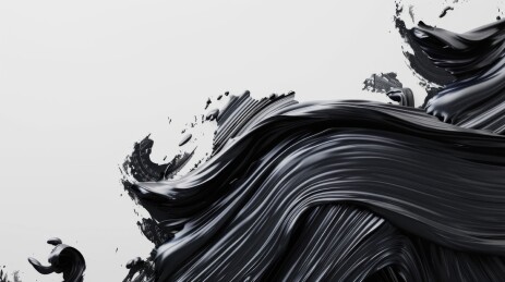 黑色丙烯油墨笔迹