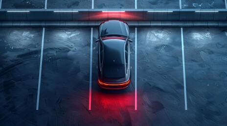 辅助驾驶主题插画