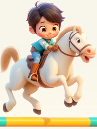 骑马少年