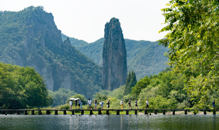 丽水缙云朱潭山