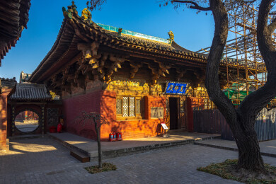 中国山西省晋中市平遥县镇国寺
