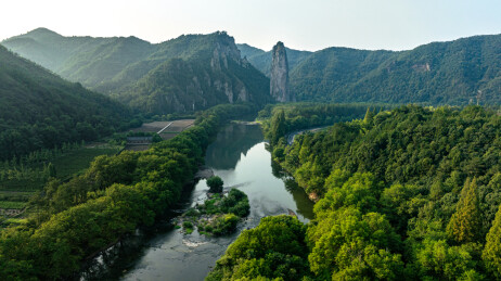 丽水缙云朱潭山