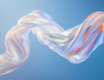 白色背景下的抽象图案特写镜头