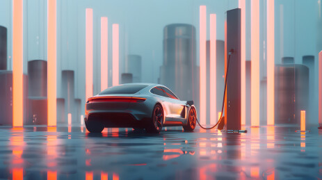 新能源汽车电动汽车充电低碳出行