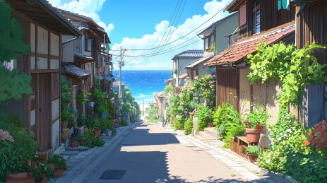 城市干净整齐的街道